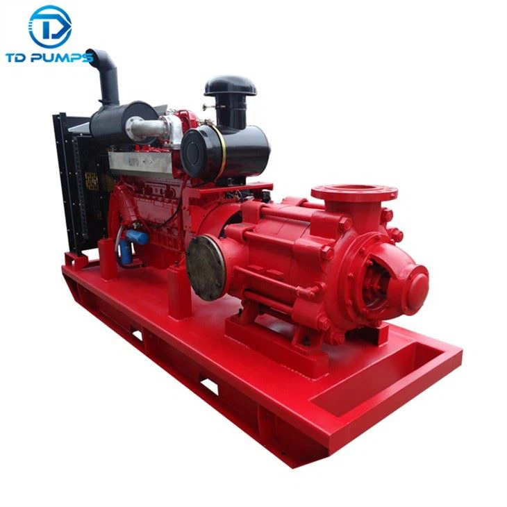 Electric Driven 250 Hp High Flow Horizontal Centrifugal Manufacture Set Diesel Engine Fire Pump